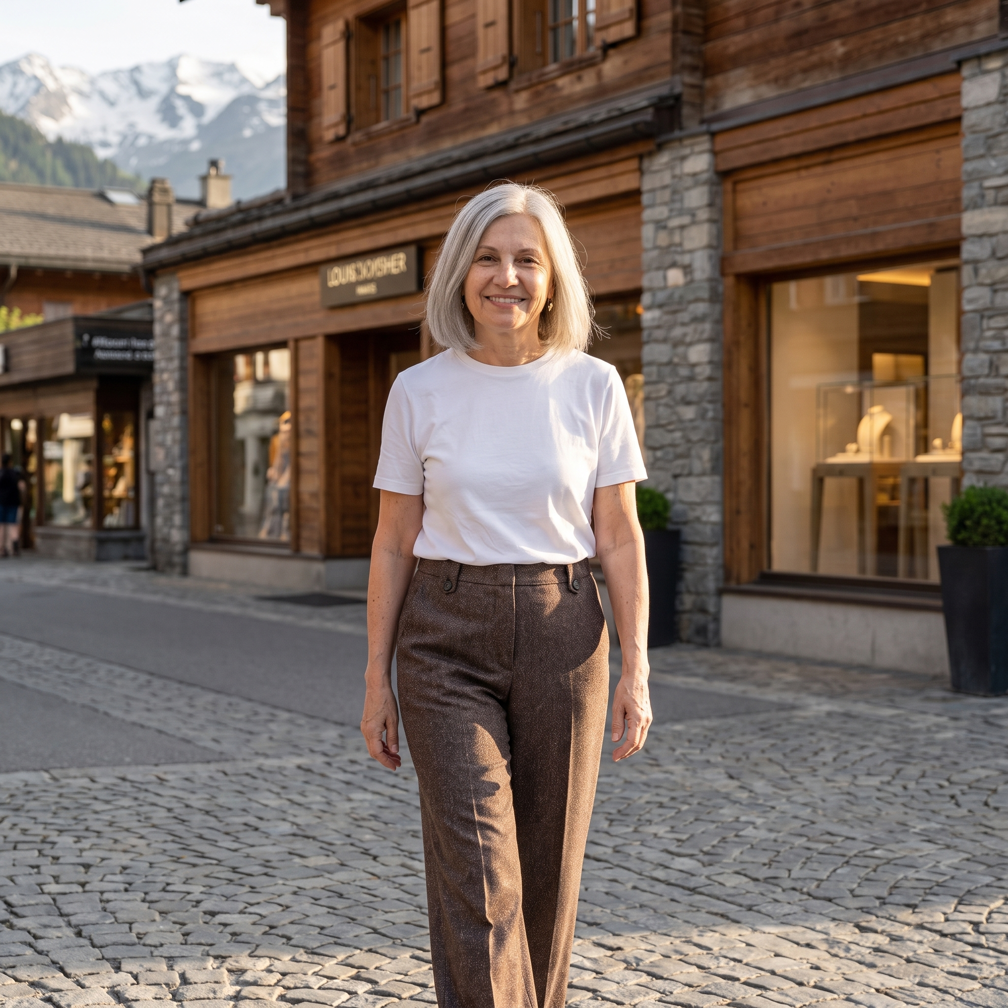 Geraldine - Dans les rues de Verbier