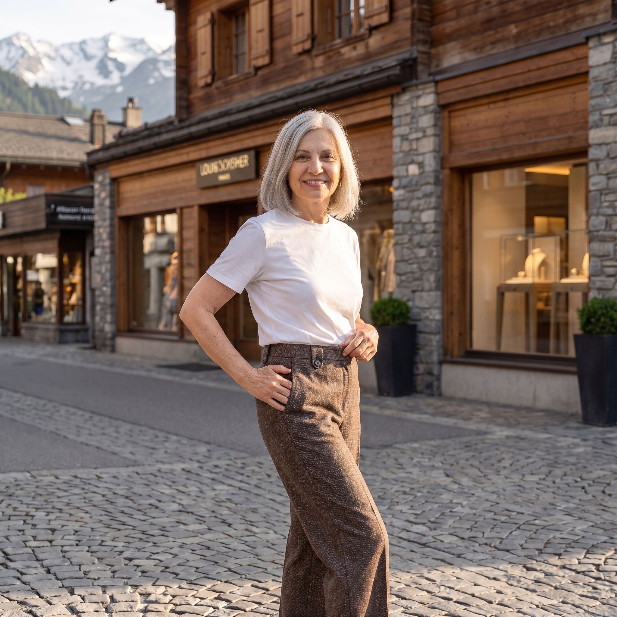 Geraldine - Dans les rues de Verbier