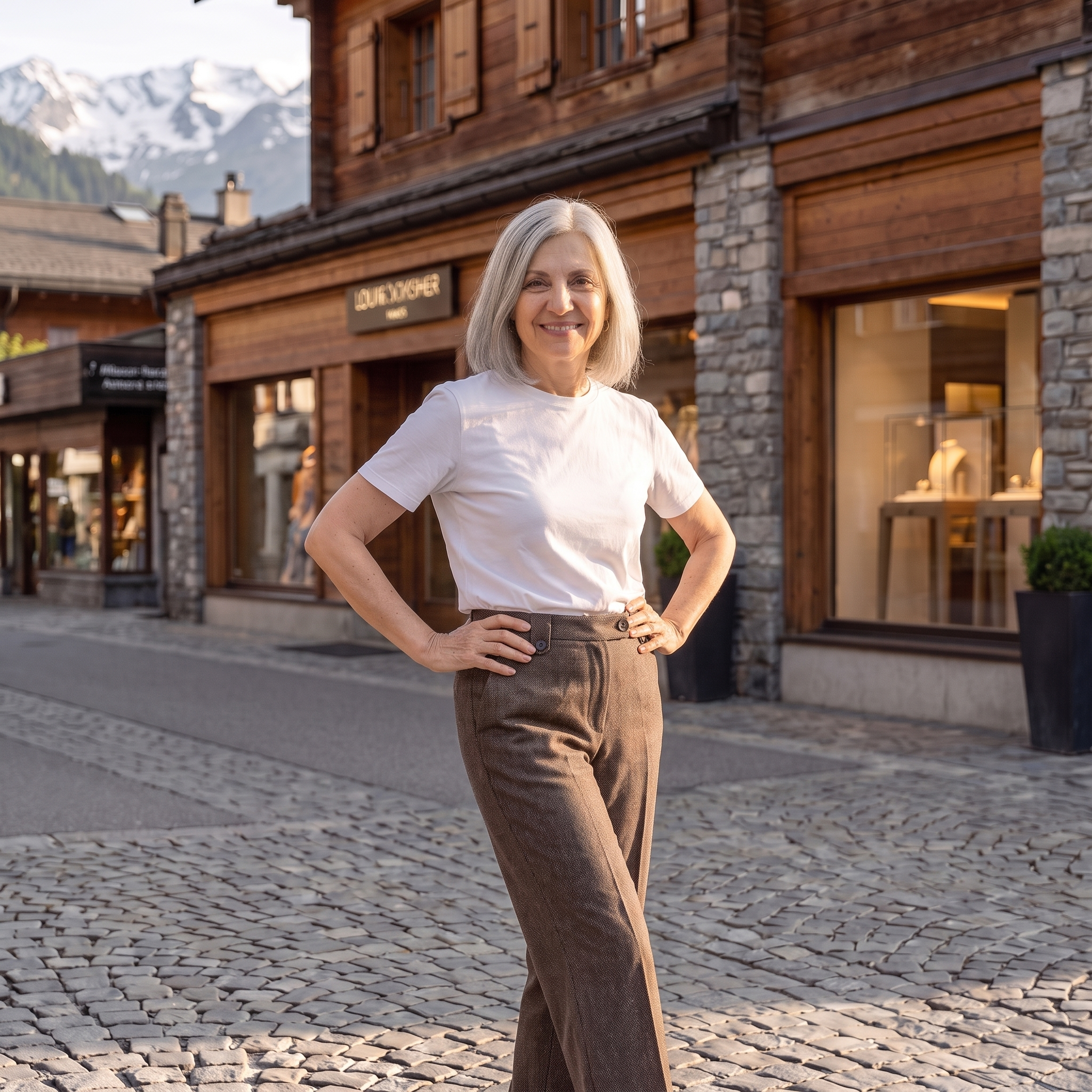 Geraldine - Dans les rues de Verbier